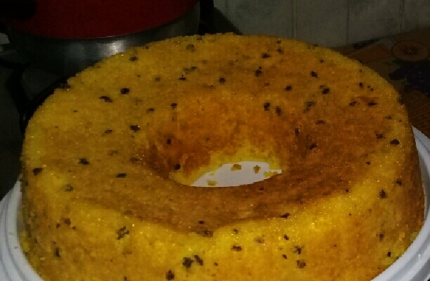 Bolo simples de maracujá