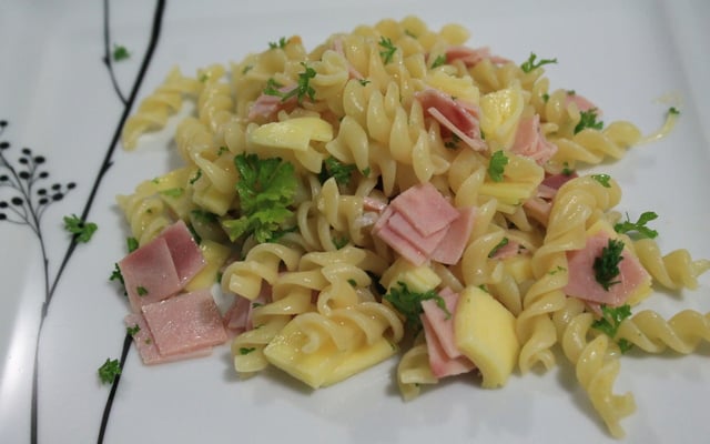 Macarrão alho e óleo diferente