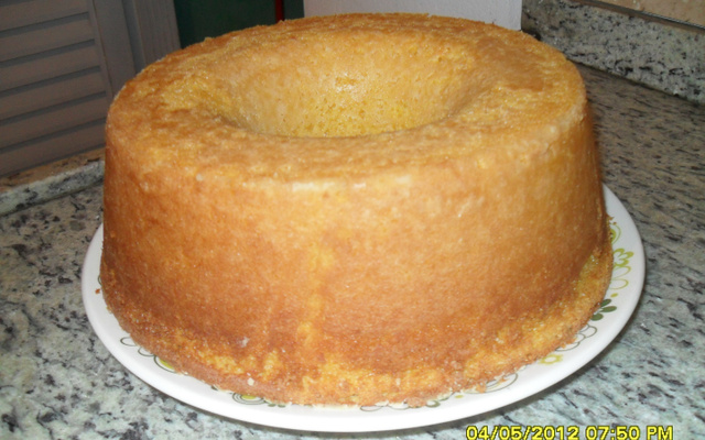 Bolo de milho no liquidificador