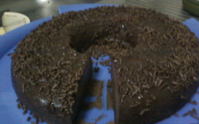 Brigadeirão de microondas