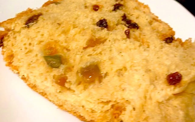 Panetone na panificadora