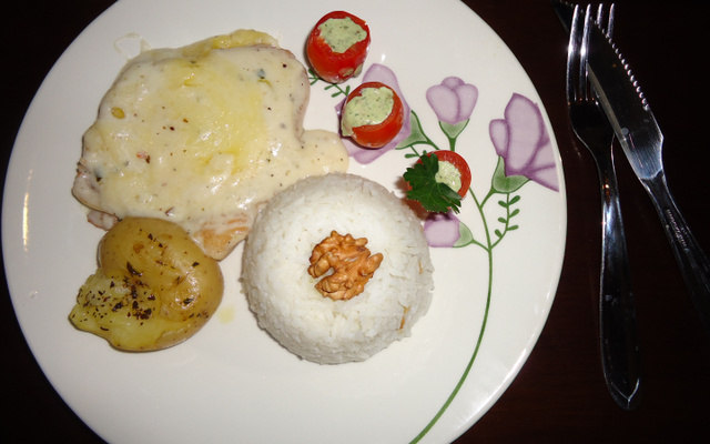 Filé de Peixe ao Molho Branco