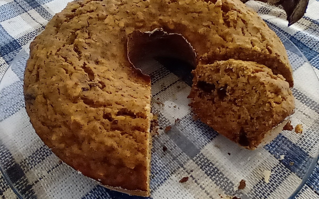 Bolo de banana sem açúcar