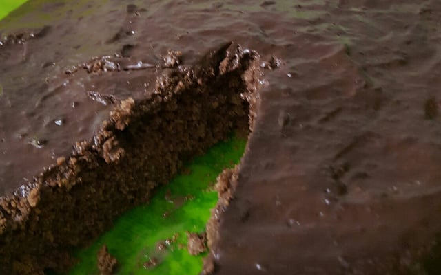 Bolo de banana com chocolate e aveia