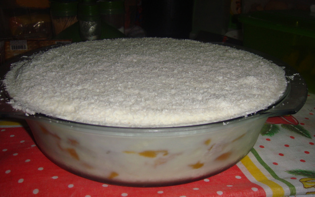 Pavê de pêssego (ou abacaxi)