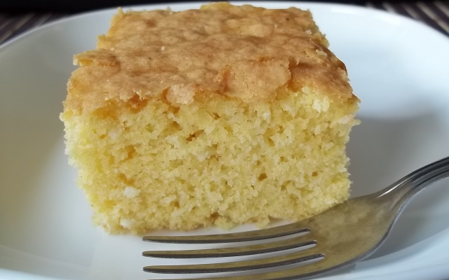 Bolo de fubá diferente