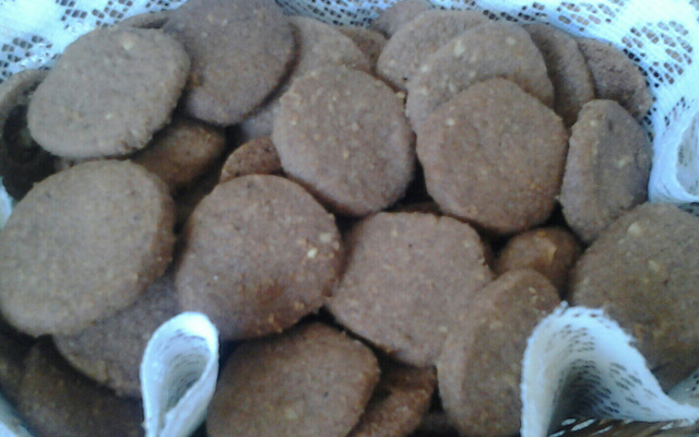 Biscoito de chocolate e nozes