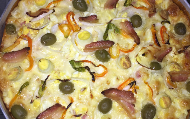 Torta portuguesa de liquidificador