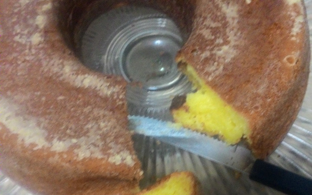 Bolo de aipim delicioso