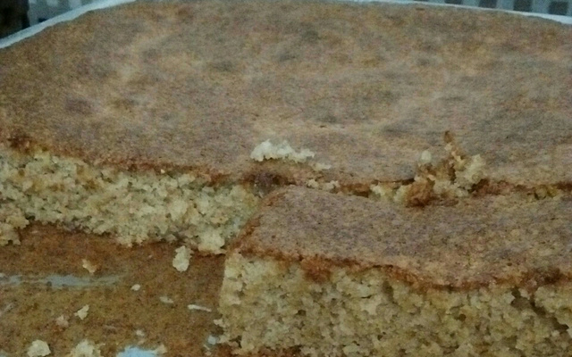 Bolo de banana no liquidificador