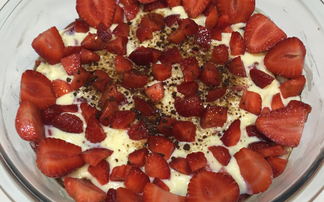 Torta merengue de Ovomaltine