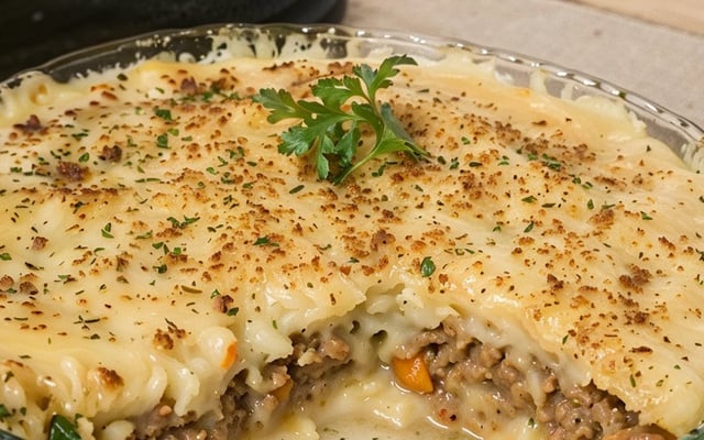 Escondidinho de carne moída