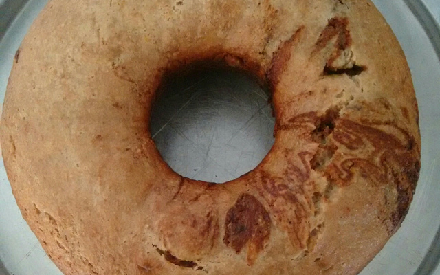 Bolo integral de banana