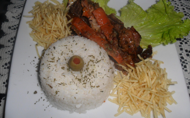 Coração de boi com requeijão