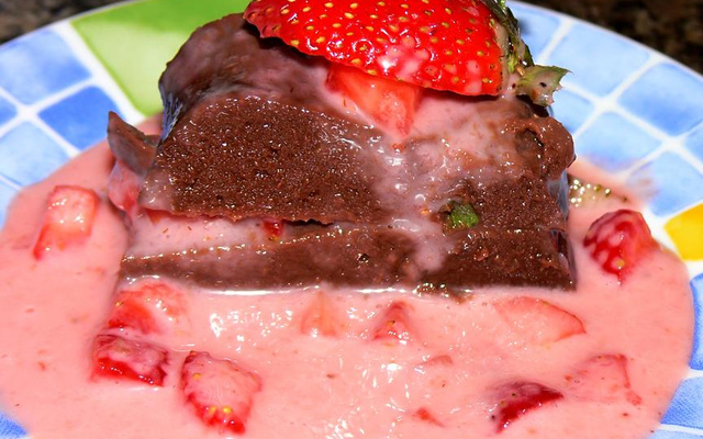 Brigadeirão de microondas