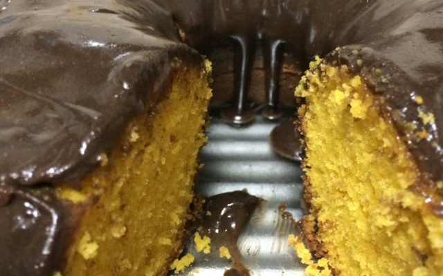 Bolo de cenoura da Ce Cé