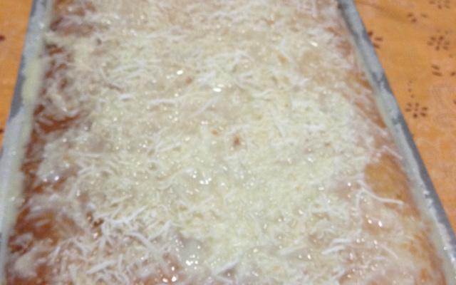 Bolo branco de liquidificador