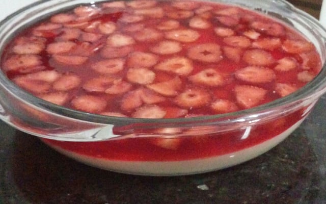 Sobremesa de morango