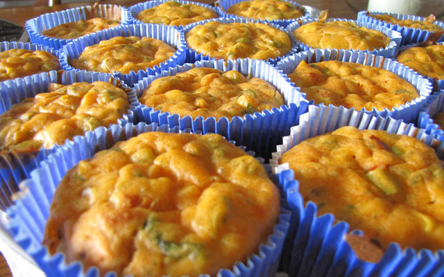 Cupcake de legumes