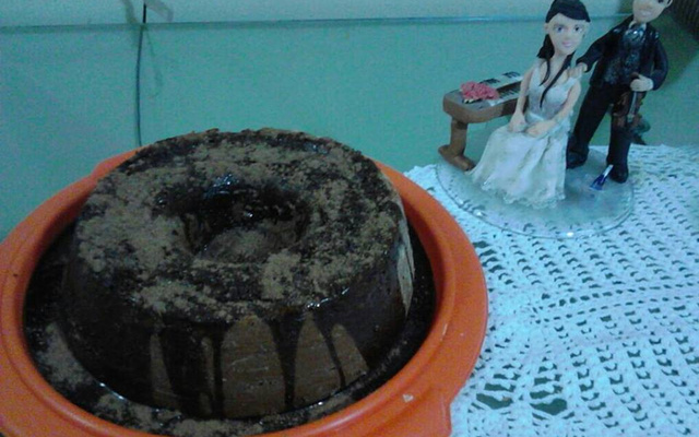 Bolo de aveia saudável