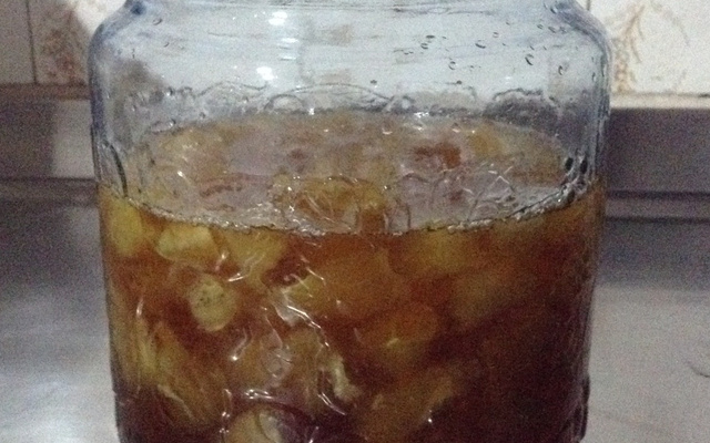 Doce de abacaxi em calda