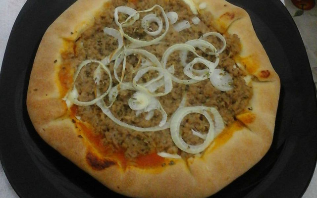 Pizza de atum do japa