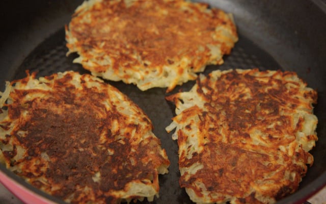 Panqueca de batata bem fácil