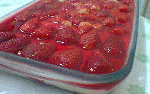 Doce simples de morango