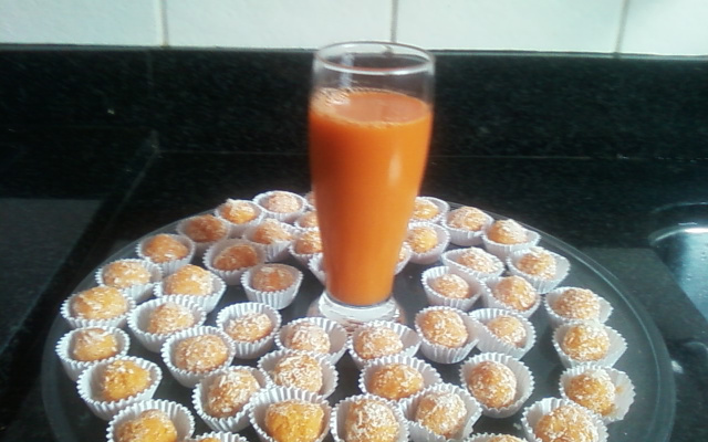 Beijinho de cenoura light