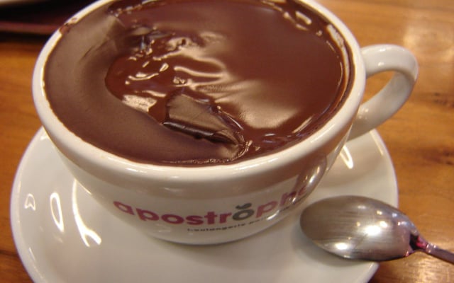 Chocolate quente surpreendente