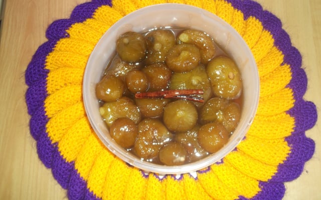 Compota de figos maduros