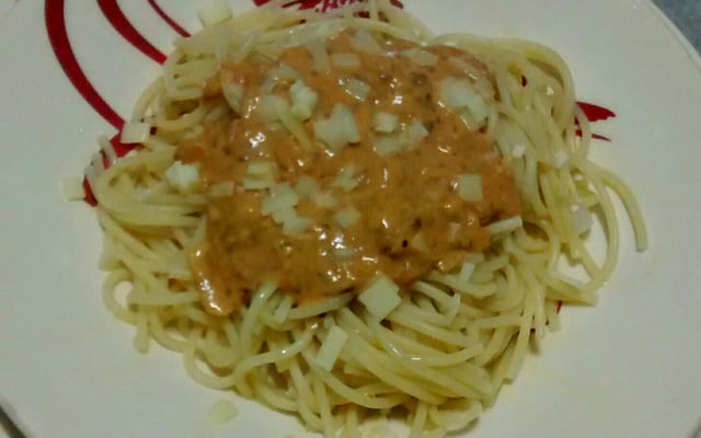 Macarronada ao molho rosé