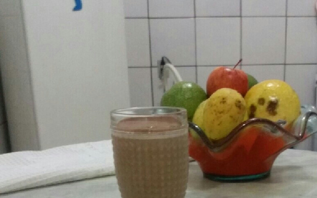 Milk shake de chocolate da vovó