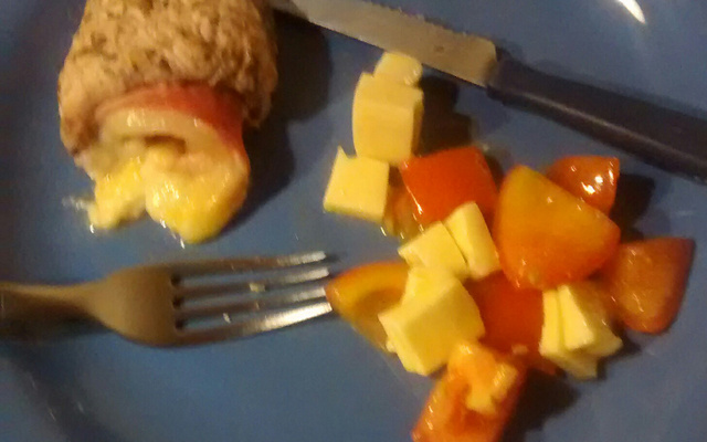 Rocambole de peito de frango