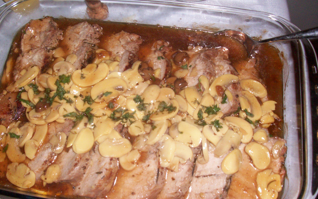 Lombo ao molho madeira