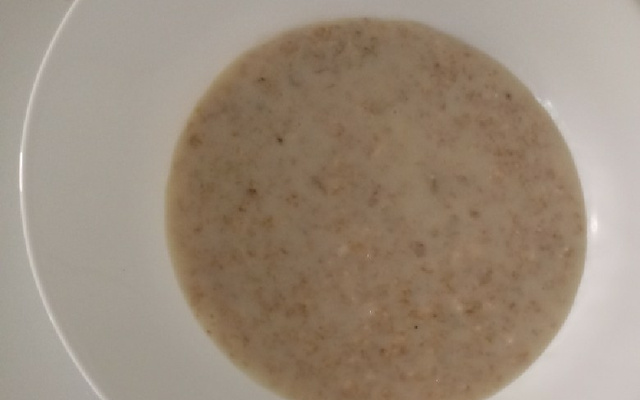 Papa de aveia com leite condensado