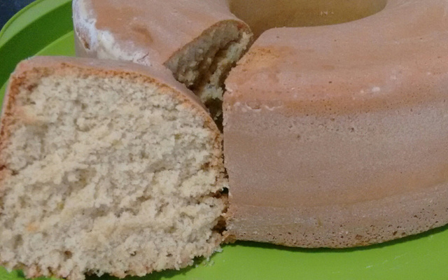 Bolo de aveia com laranja