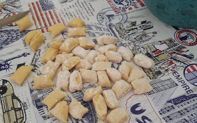 Nhoque de batata baroa