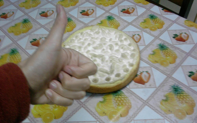 Torta de limão com massa podre