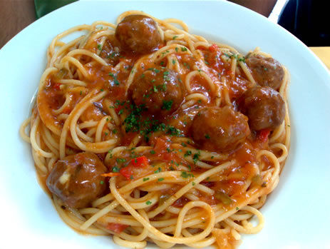 Macarrão bagunçado