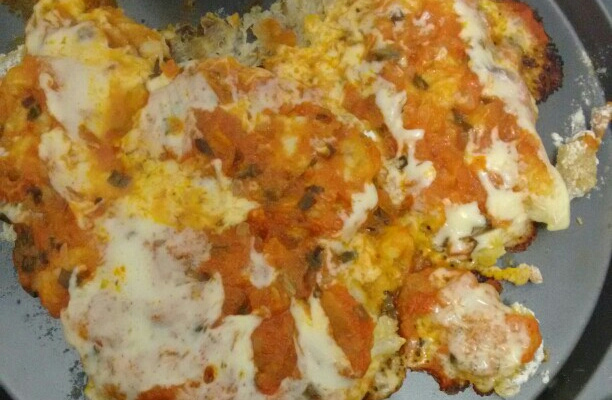 Filé de peixe à parmegiana assado