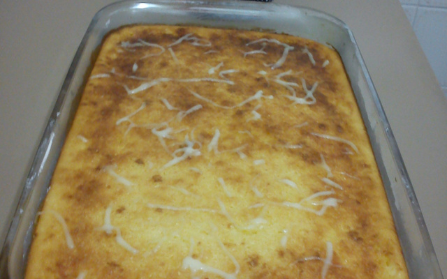 Bolo de fubá cremoso