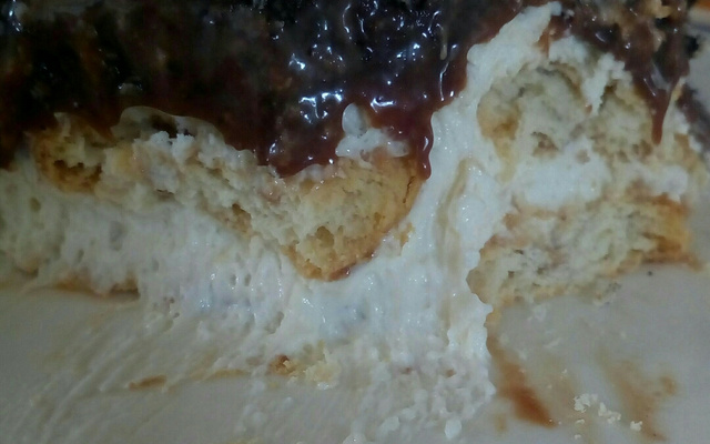 Pavê de leite em pó com chocolate