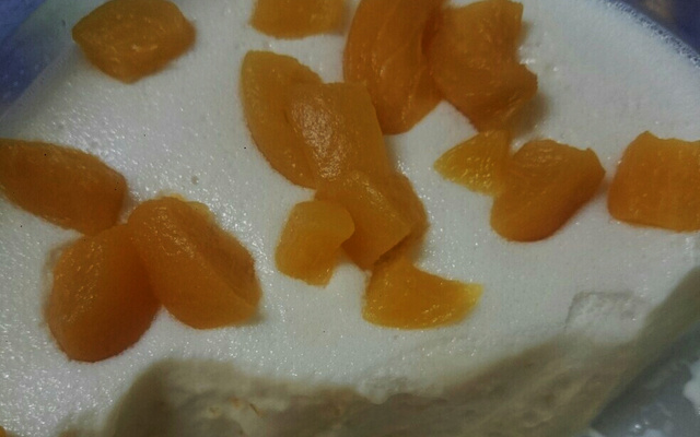 Gelado de pêssego dos Deuses