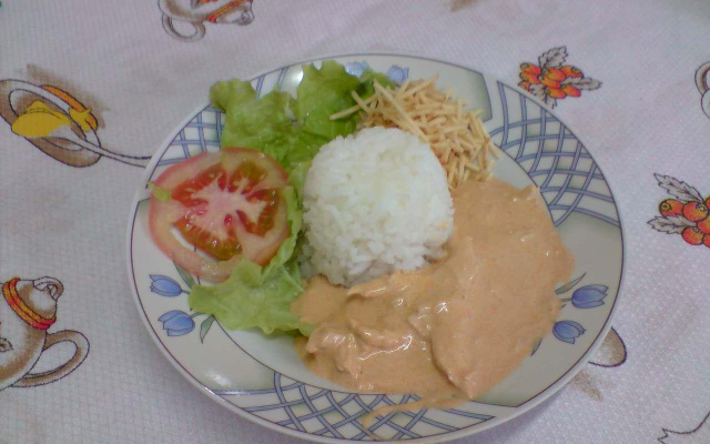 Estrogonofe de frango da Kalil