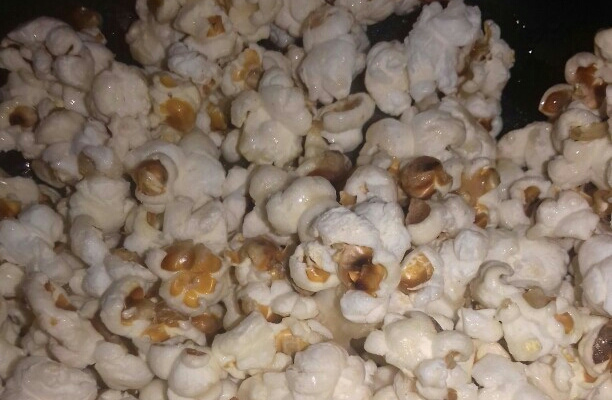 Pipoca doce não grudenta