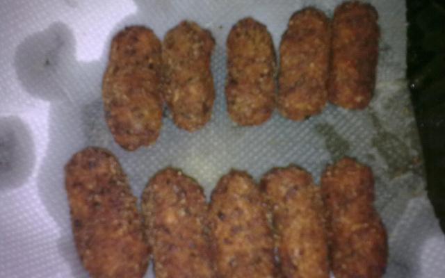 Croquete de carne moída