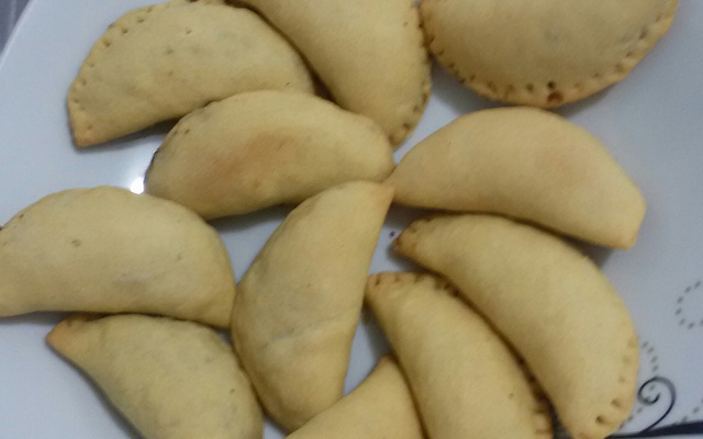 Pastel de fubá assado