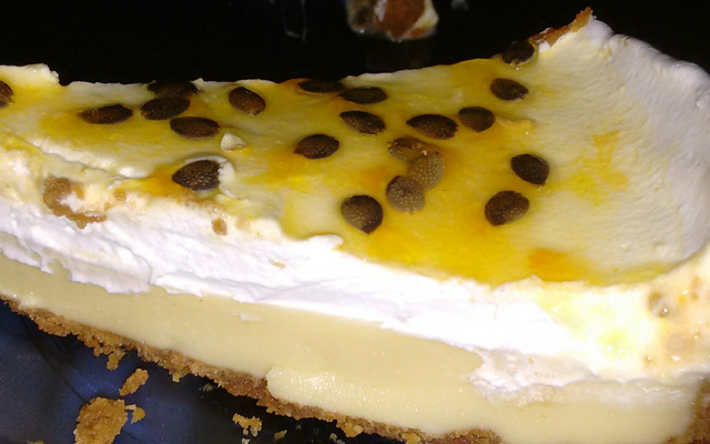 Torta de mousse de maracujá (pie)