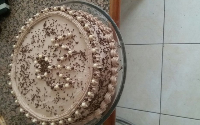 Bolo mousse de chocolate